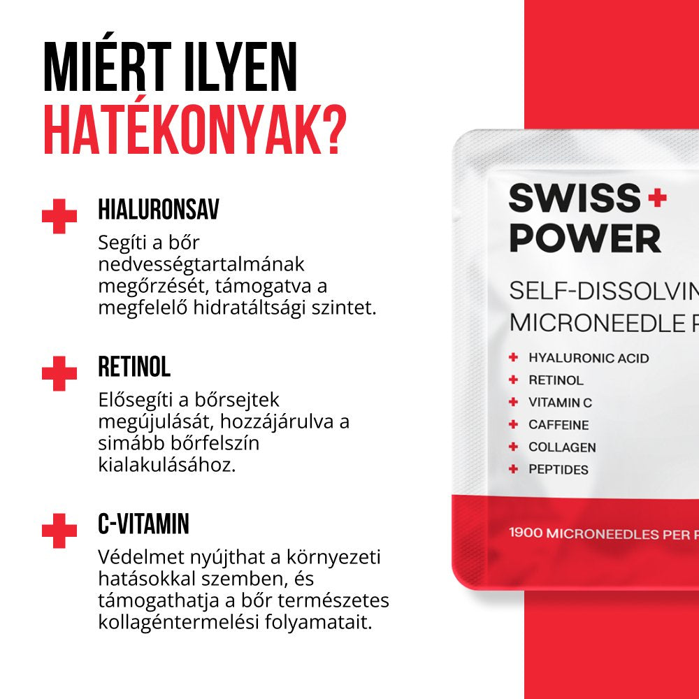 Feloldódó mikrotűs tapaszok-kaching