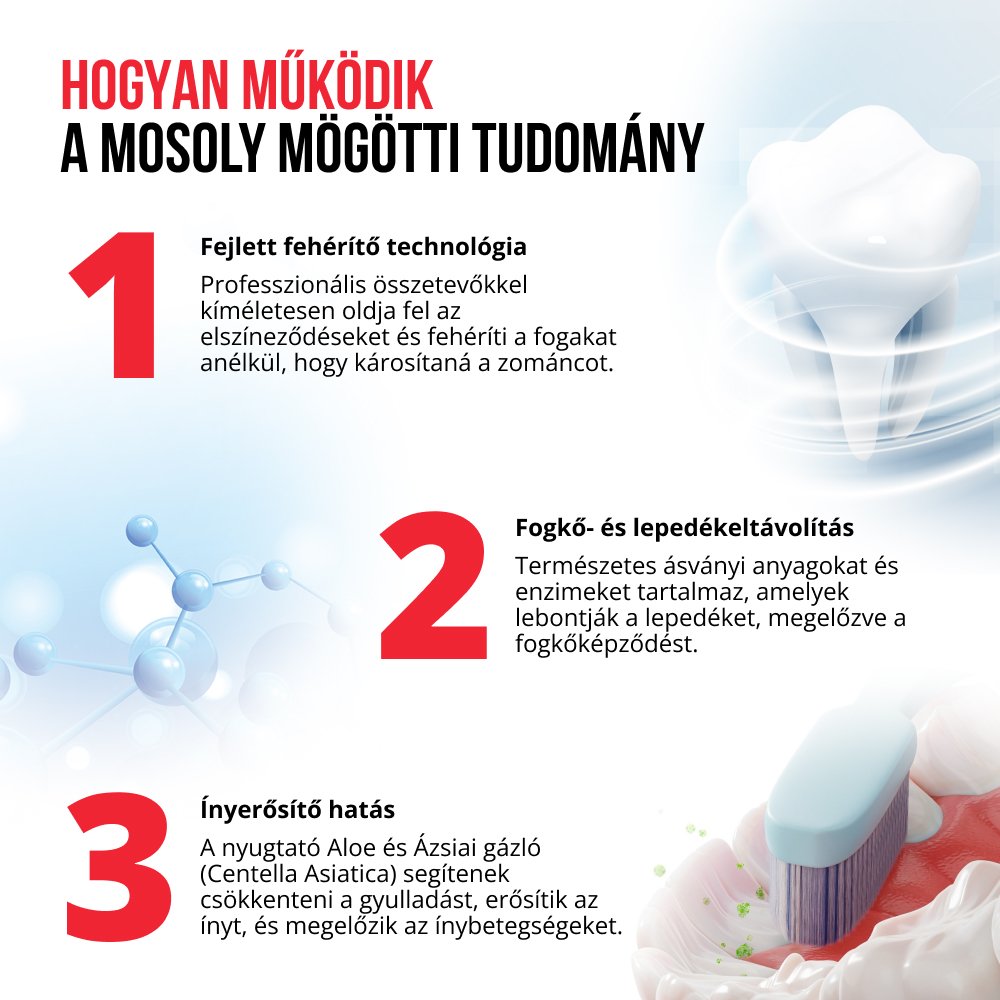 Regeneráló fogkrém 6 az 1-ben